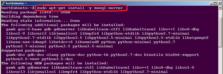 Linux SQL Server Installation