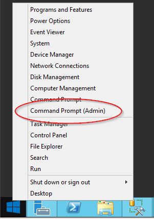 Administrative Command Prompt