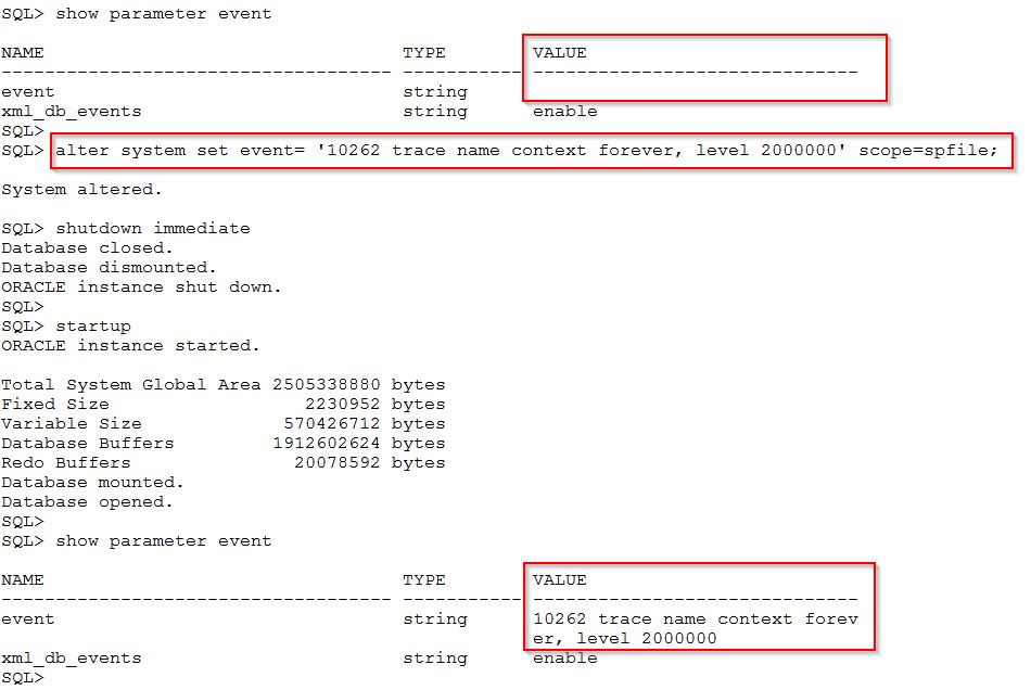 ora-00600 Messwerte Fehlercode Argumente 16388